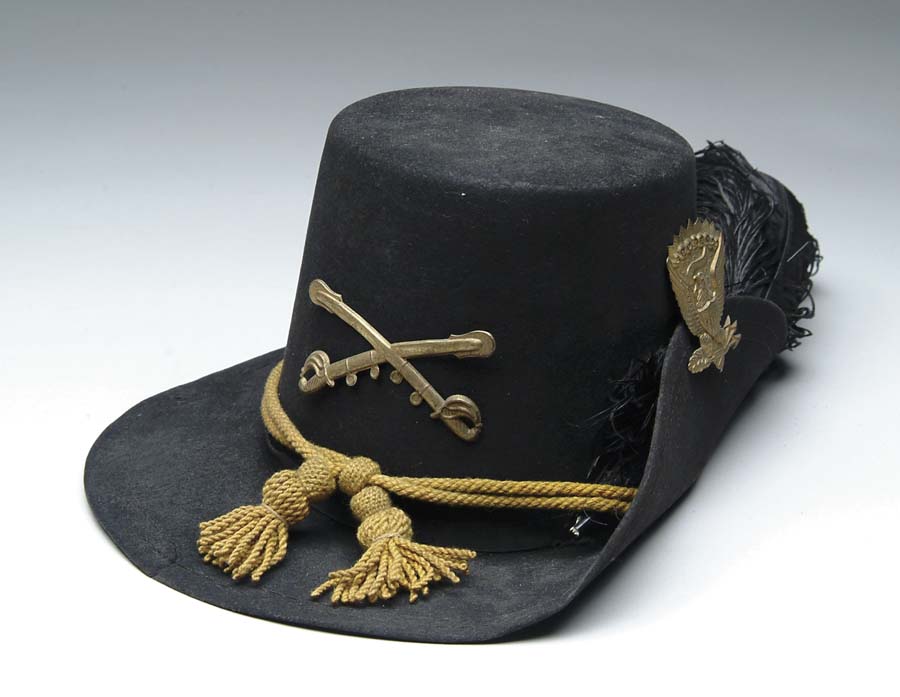 Appraisal: CALVARY ENLISTED HARDEE HAT Hardee hat has yellow worsted hat