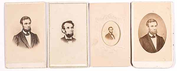 Appraisal: Political Americana - Lincolniana Abraham Lincoln Memorial CDVs Lot of