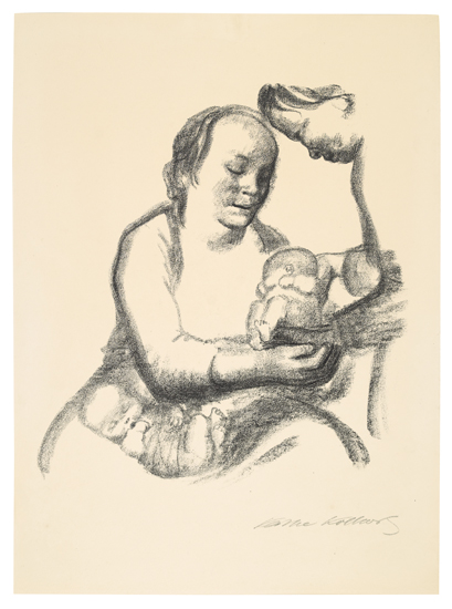 Appraisal: K THE KOLLWITZ M tter gebt von euerm berflu Lithograph