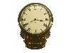 Appraisal: A VICTORIAN BRASS-INLAID ROSEWOOD DROP-CASED WALL TIMEPIECE the painted dial