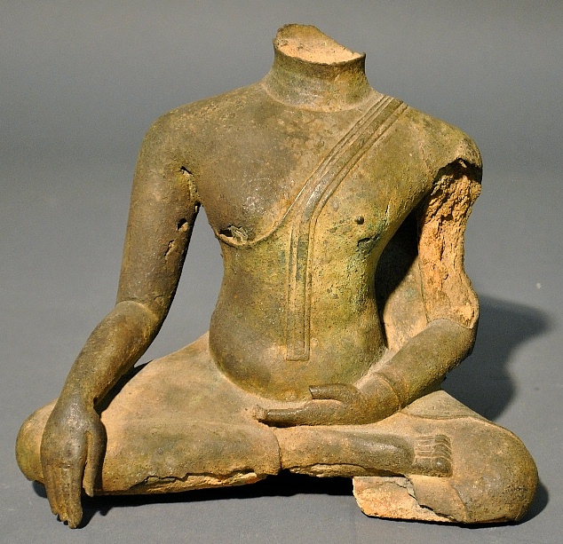 Appraisal: - Bronze torso Thailand th c h x w x