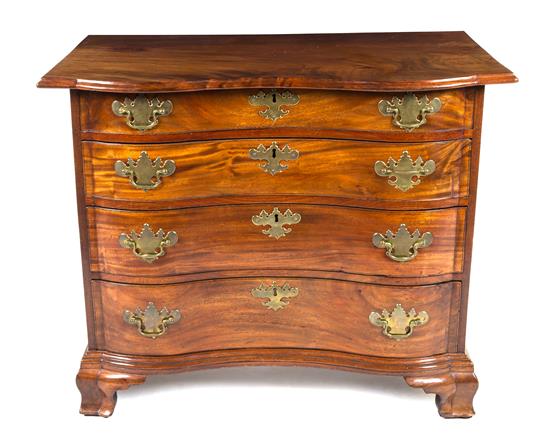 Appraisal: Sale Lot A George III Mahogany Chest of Drawers th