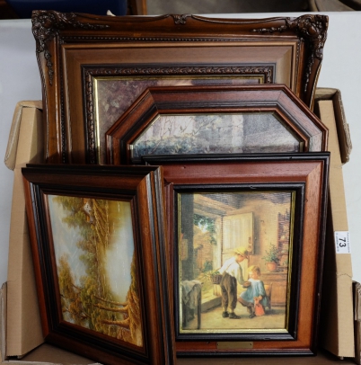 Appraisal: A collection of framed pictures of various scenes