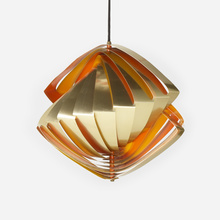 Appraisal: Louis Weisdorf KONKYLIE PENDANT LAMP LyfaDenmark c brass enameled brass