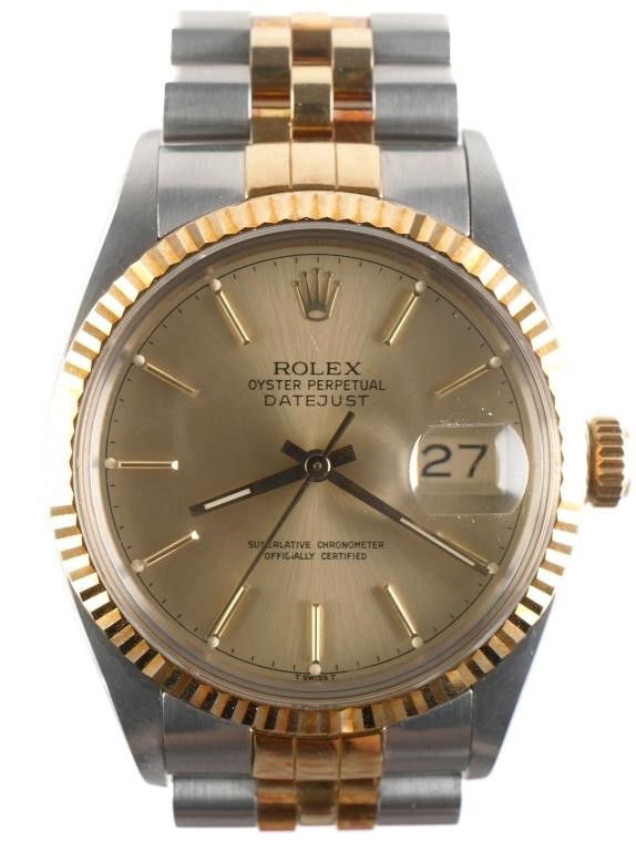 Appraisal: Mens Rolex Oyster Perpetual Datejust Chronometer watch Production date April