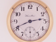 Appraisal: Hamilton S J fine YGF OF recase dial and mvt