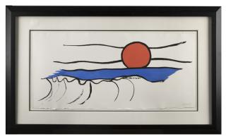 Appraisal: Alexander Calder ''Le Sacrilege d'Alan Kent '' signed in pencil