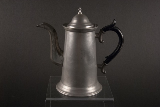 Appraisal: Hand Crafted Pewter Teapot H x Diameter