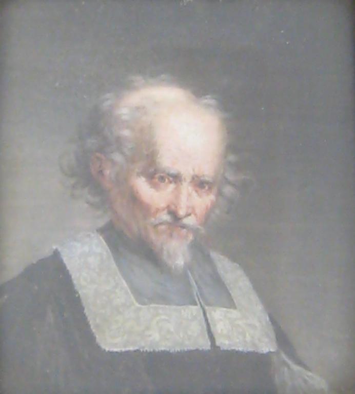 Appraisal: CONTINENTAL SCHOOL Portrait of an elderly Man wearing a white