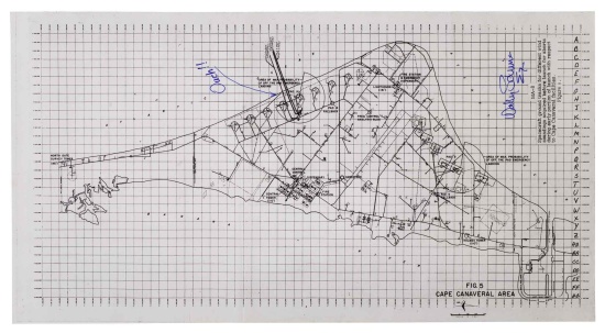 Appraisal: OUCH MA- Launch Ground Tracks A single sheet of the