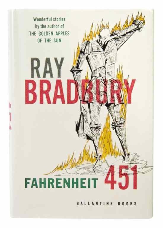 Appraisal: BRADBURY RAY Fahrenheit New York Ballantine vo publisher's red cloth