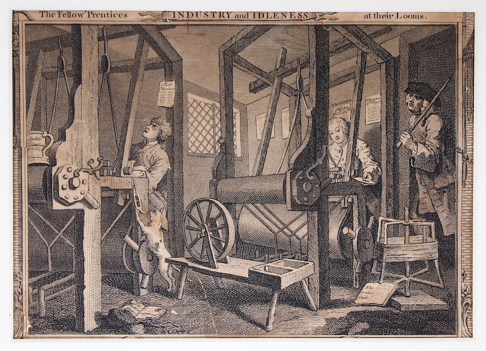 Appraisal: After William Hogarth Industry and Idleness After William Hogarth Industry