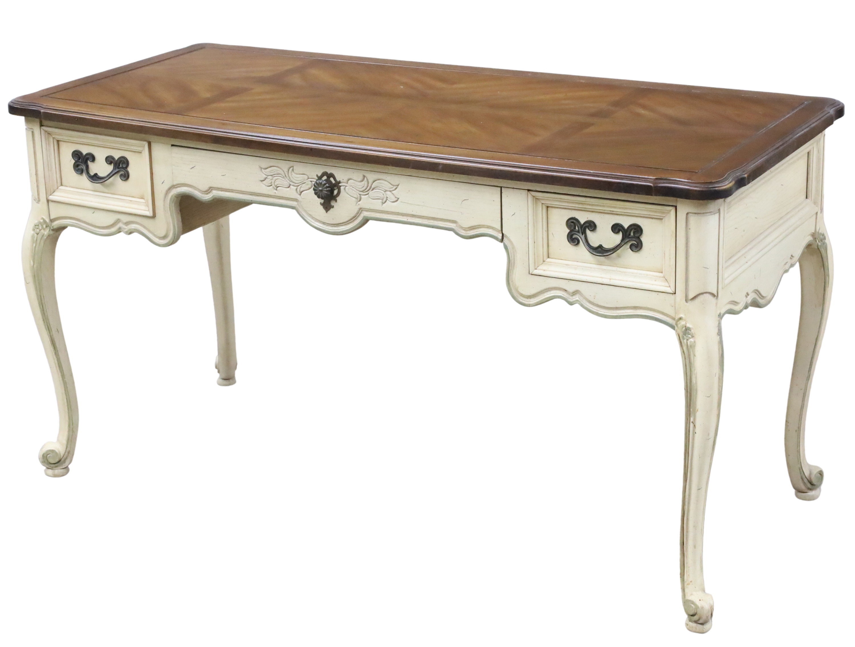 Appraisal: LOUIS XV STYLE WRITING DESK Louis XV style writing desk