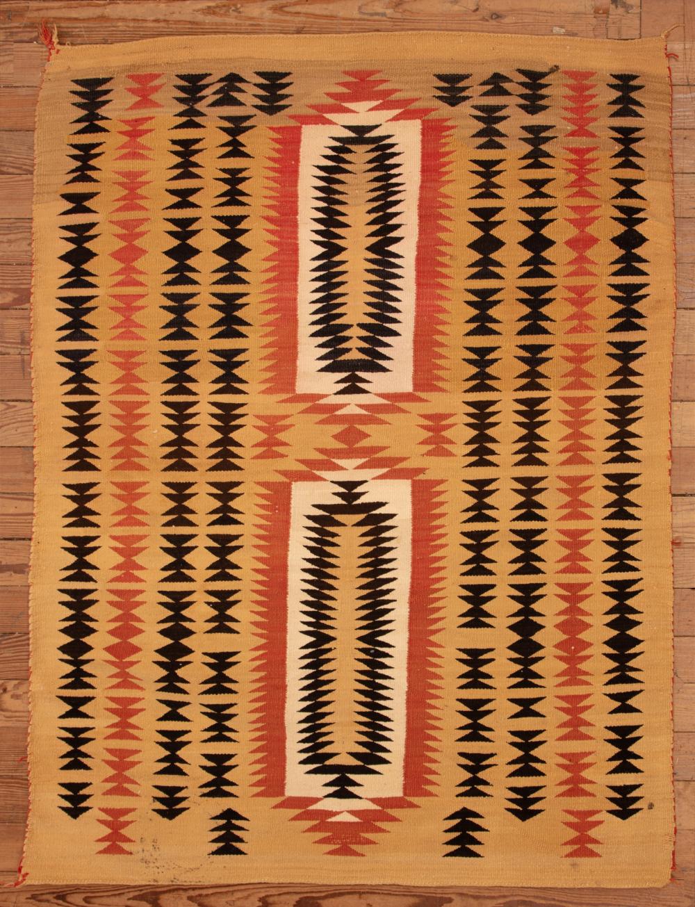 Appraisal: Navajo Regional Rug c ft in x ft few stains