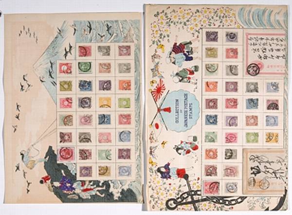 Appraisal: Sixty sheets of Japanese stamps th Century Each sheet bearing