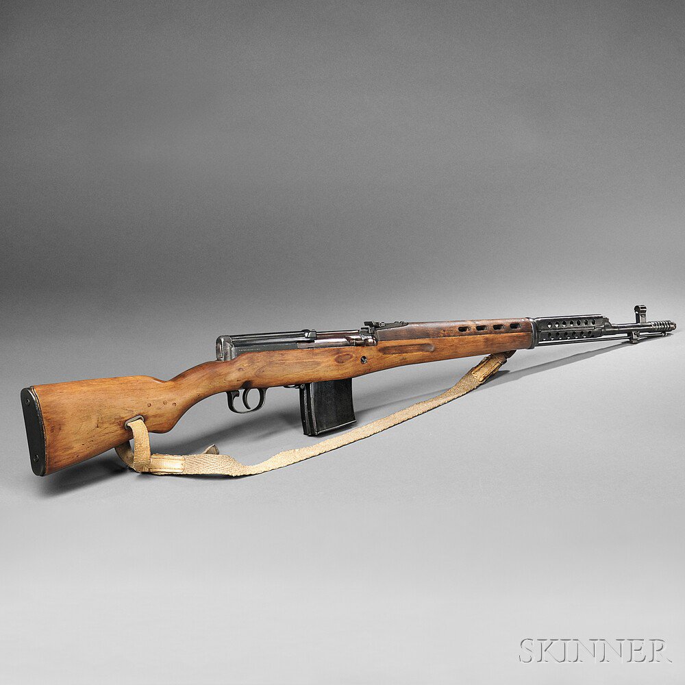 Appraisal: Russian SVT- Semiautomatic Rifle c serial number NA walnut stock