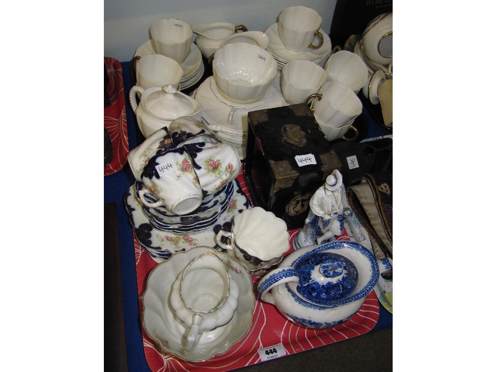 Appraisal: Lot comprising two trays of assorted teawares etc - Royal