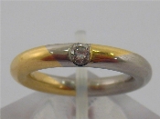 Appraisal: A platinum gold and diamond ring by Meister the round