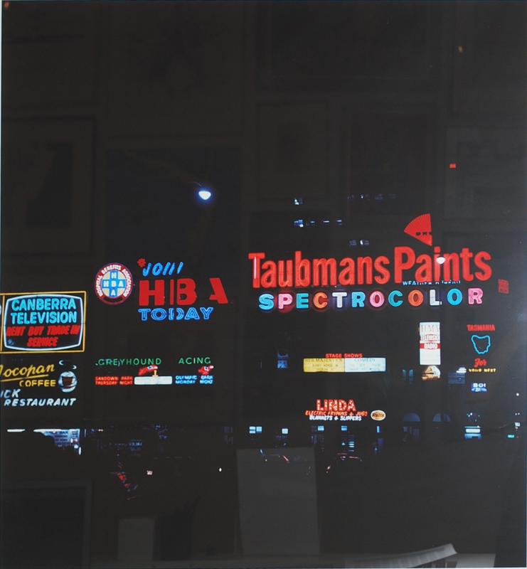 Appraisal: ANGUS O'CALLAGHAN YOUNG AND JACKSON NEON NIGHT ARCHIVAL PRINT ON