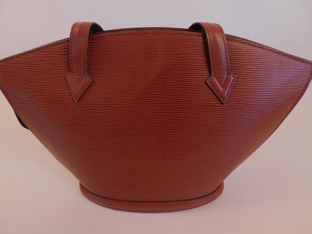 Appraisal: LOUIS VUITTON RIPPLED TOTE Modern Louis Vuitton tan leather rippled