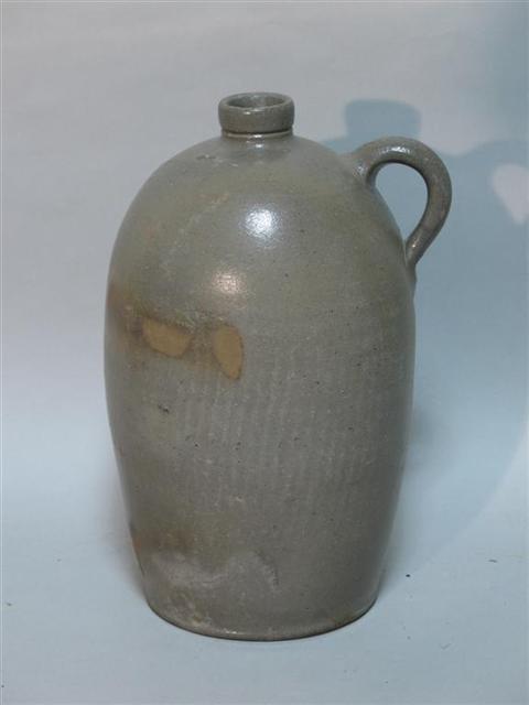 Appraisal: A MELCHER CO SALT GLAZED STONEWARE JUG Stamped 'A Melcher