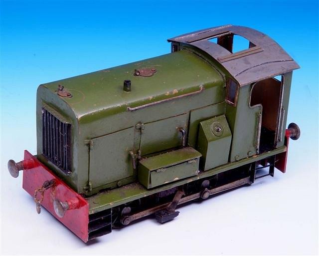 Appraisal: A HAND-BUILT GAUGE DIESEL SHUNTING - - LOCOMOTIVE with an