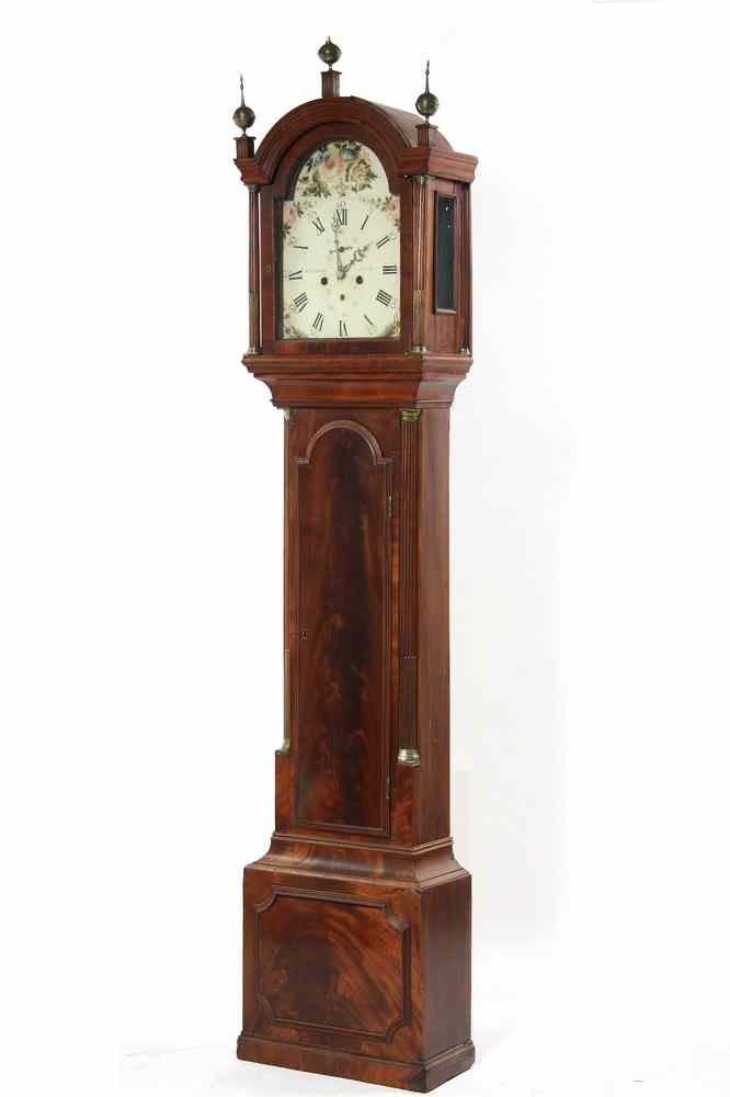 Appraisal: TALL CLOCK - Mahogany tall clock by Joseph G Hanna