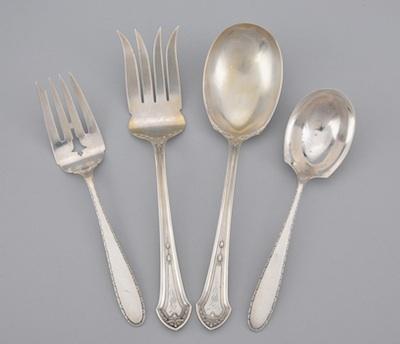 Appraisal: A Lot of Two Sterling Silver Salad Serving Sets by