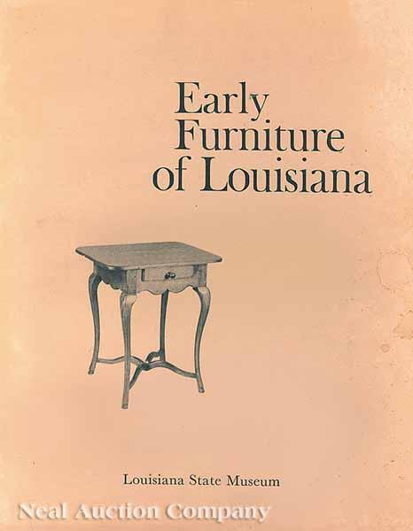 Appraisal: Jessie Poesch Early Furniture of Louisiana - published by The