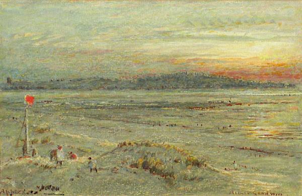 Appraisal: Albert Goodwin RWS British - Appledore North Devon signed 'Albert