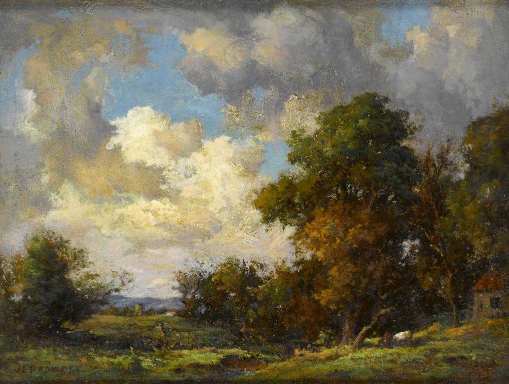 Appraisal: JAMES CHRISTIE PROWETT FL -D A WOODED LANDSCAPE signed board