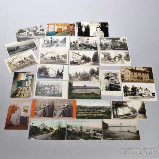 Appraisal: Mount Lebanon New York Postcards and Photographs and a Stereocard