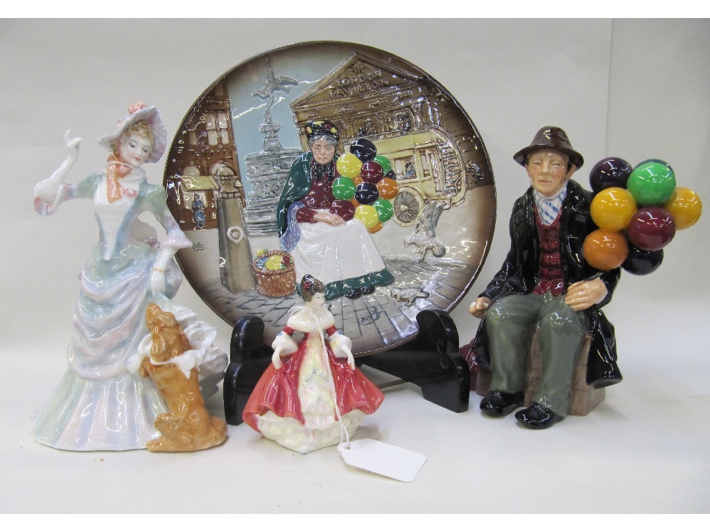 Appraisal: Three Royal Doulton figures Loyal Friend HN The Balloon Man