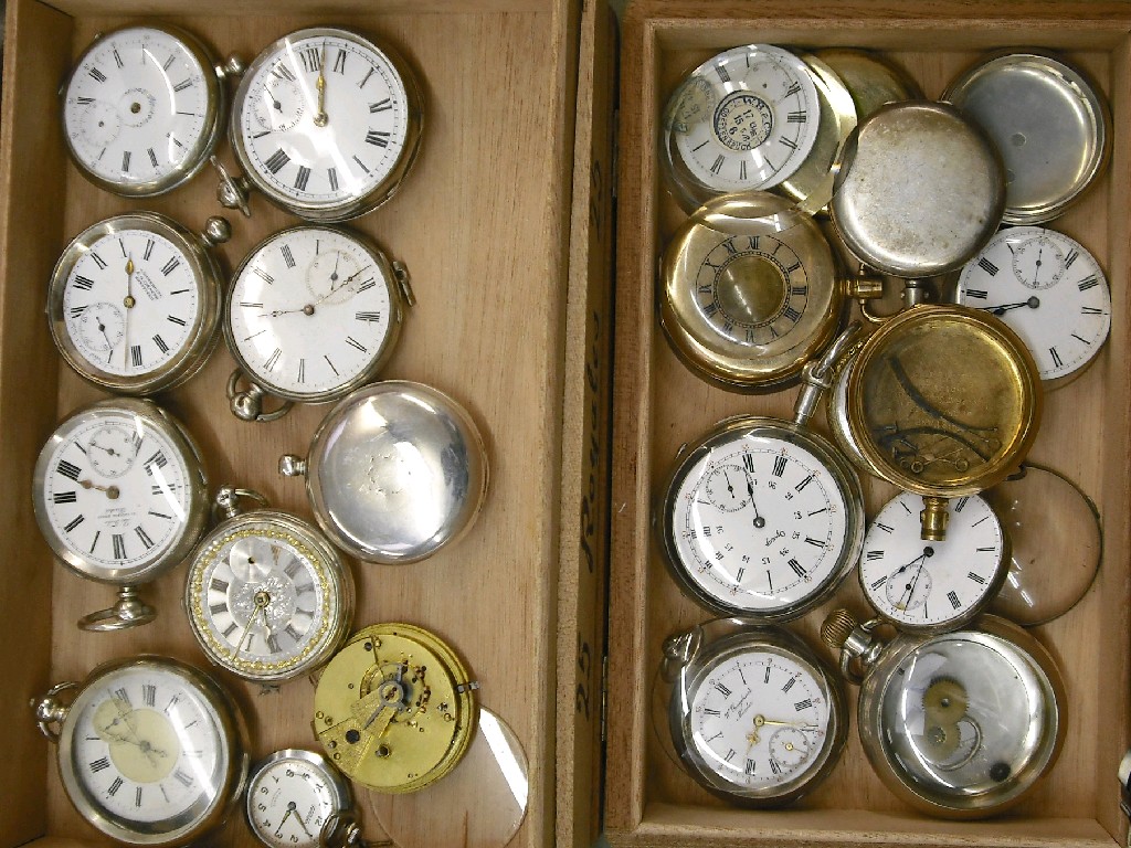 Appraisal: Silver fusee verge hunter pocket watch by Hancock Cox Yeovil