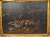 Appraisal: A fine Dutch th century oil on canvas still life