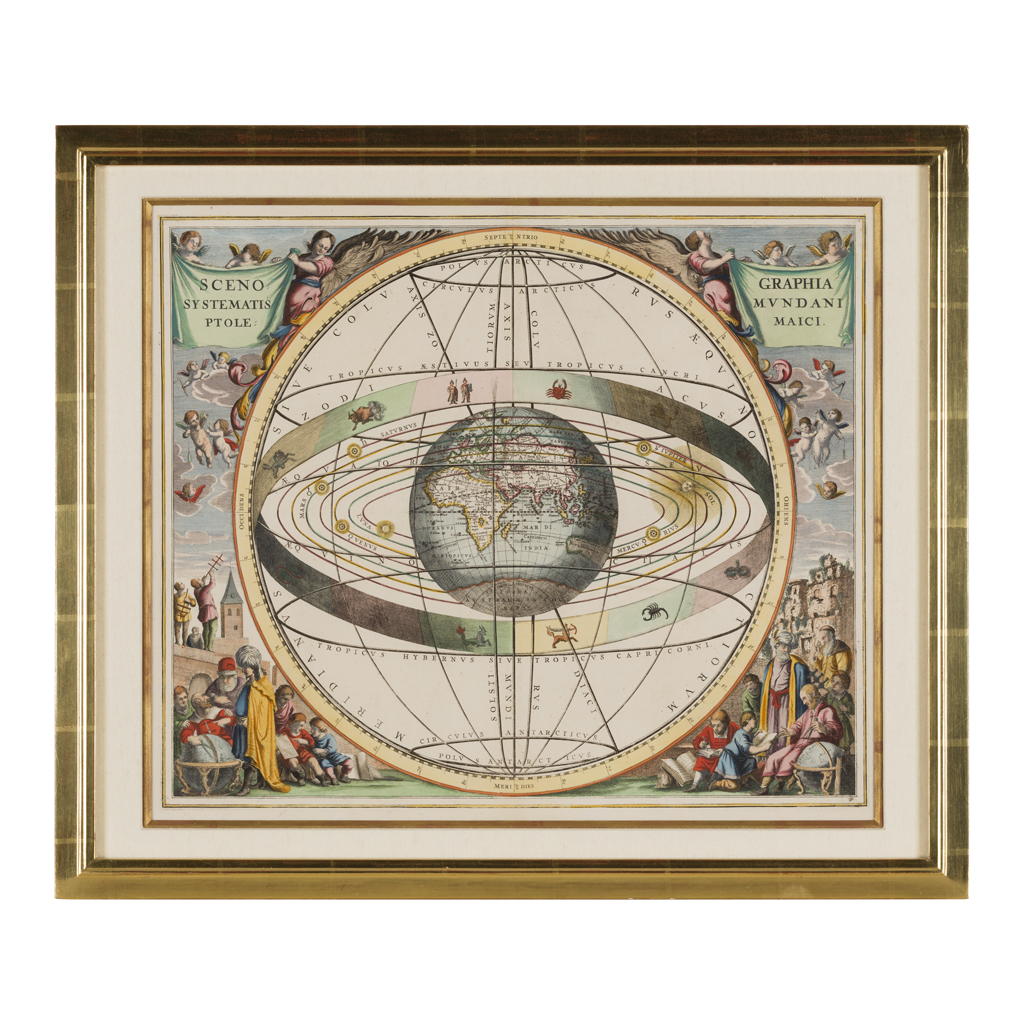 Appraisal: Cellarius Andreas Scenographia Systematis Mundani Ptolemaici Amsterdam or x cm