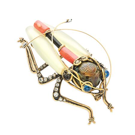 Appraisal: Iradj Moini Cockroach Brooch Estimate -