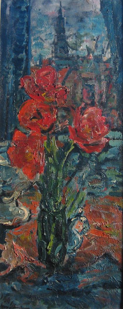 Appraisal: HENK WILLEMESE dutch - STILL LIFE OF FLOWERS Signed bottom