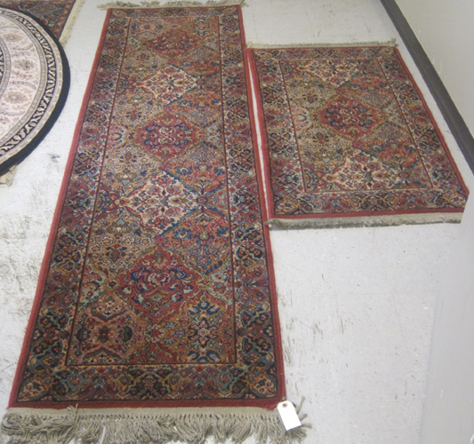 Appraisal: TWO KARASTAN AMERICAN ORIENTAL AREA RUGS both Multicolor Panel Kerman