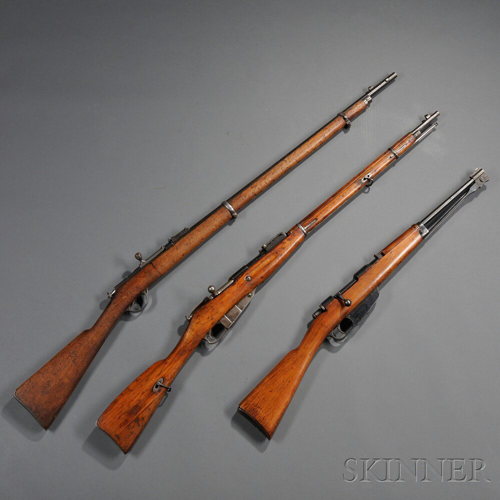 Appraisal: Two Russian Rifles and an Italian Rifle c late th