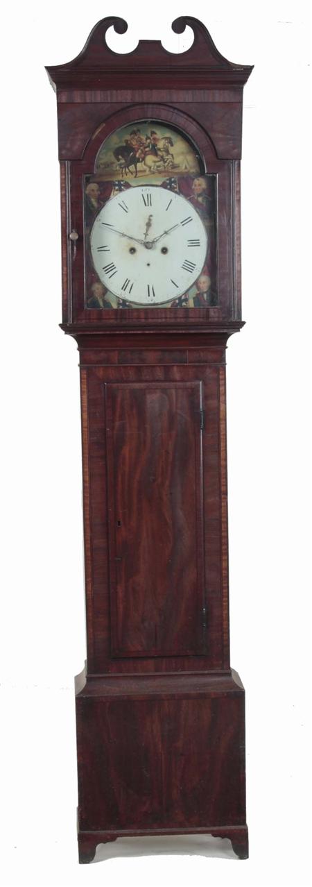 Appraisal: A George III mahogany eight day longcase clock - poss