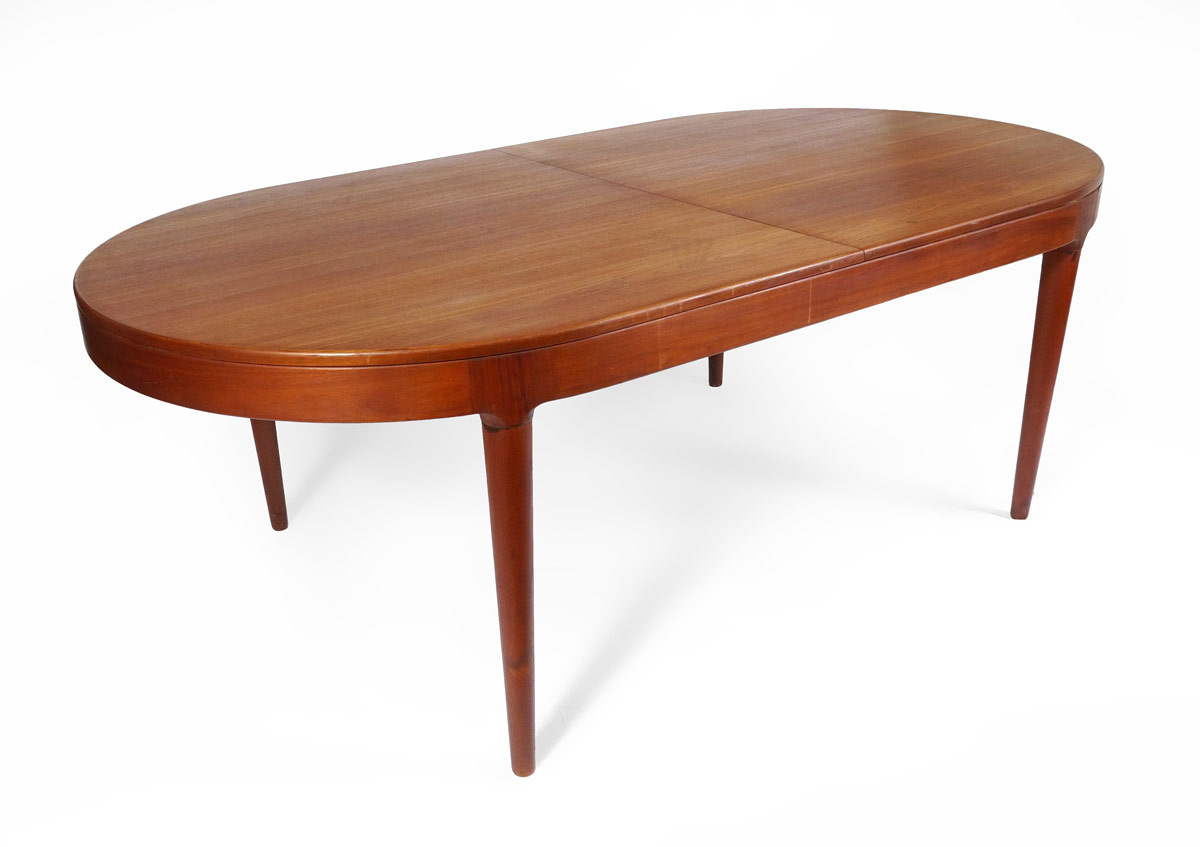 Appraisal: DESIGNER ARNE-HORMAND-OLSEN MOGENS KOLD TEAK DINING TABLE '' x ''