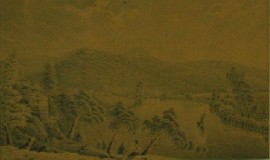 Appraisal: Australian Nineteenth Century School River and Hills pencil and wash