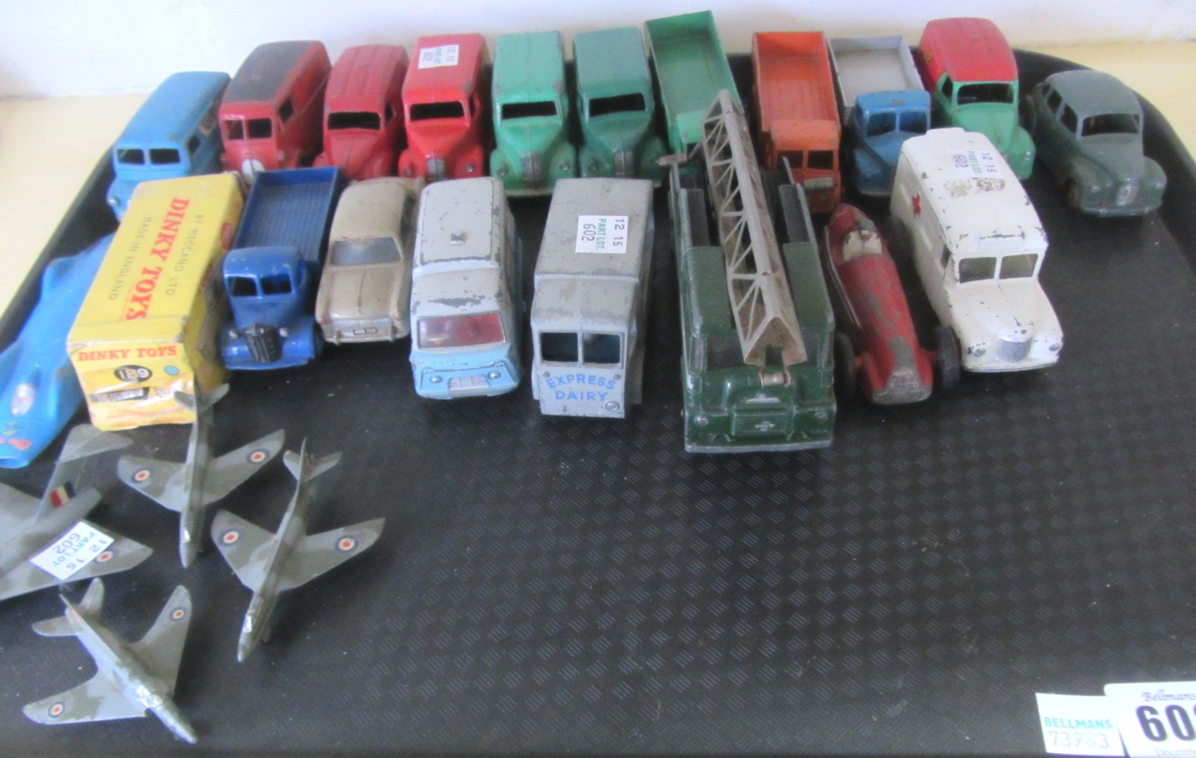 Appraisal: A quantity of Dinky die-cast vehicles pre and post war