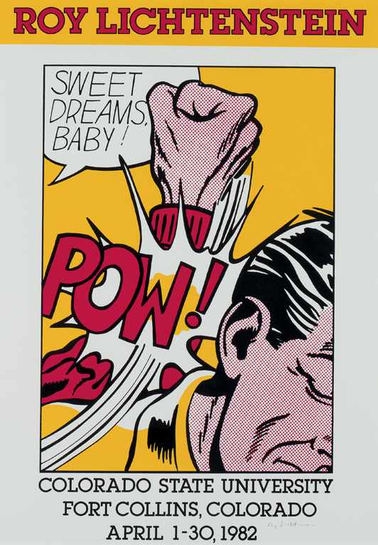 Appraisal: ROY LICHTENSTEIN American - ''Sweet Dreams Baby '' color offset