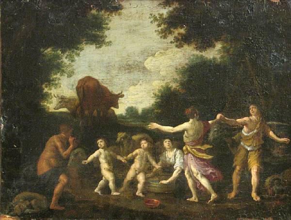 Appraisal: Circle of Giuseppe Maria Crespi Italian - A mythological scene