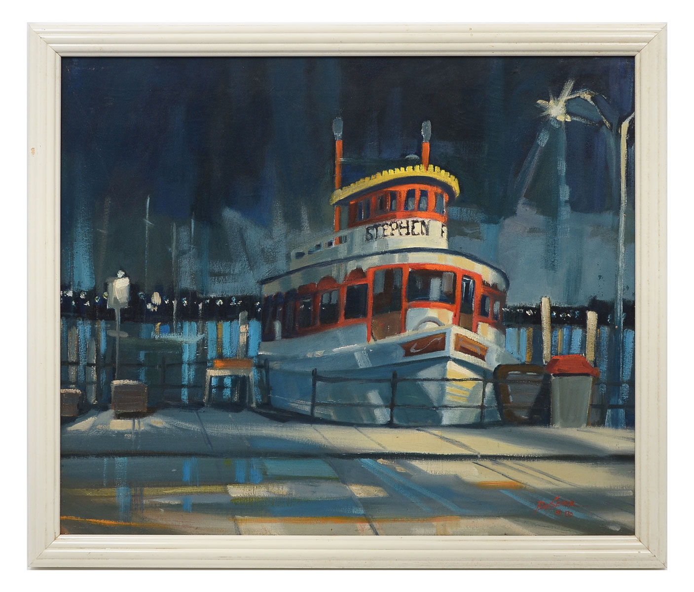 Appraisal: BANSEMER Roger American th st Century The Tugboat Steven Foster