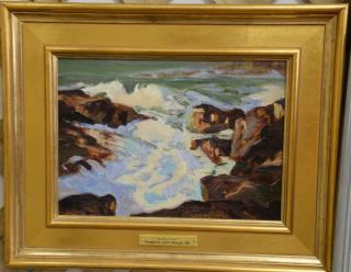 Appraisal: After Frederick Judd Waugh - oil on artist board Stormy