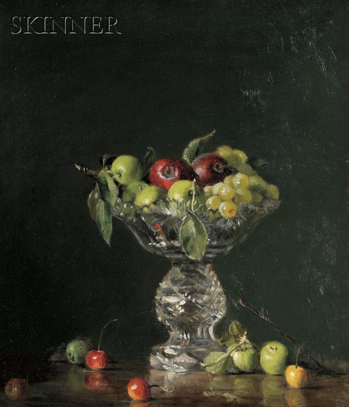 Appraisal: Joan Alex Potter American b Still Life with Fruit in