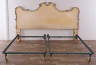 Appraisal: Provincial Style King Size Headboard King size Provincial style headboard